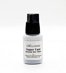 Alluring Super Fast Glue bottle ideal for professional lash extensions with instant dry time