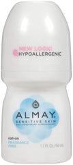 Almay daily-use roll-on in a compact pack for travel