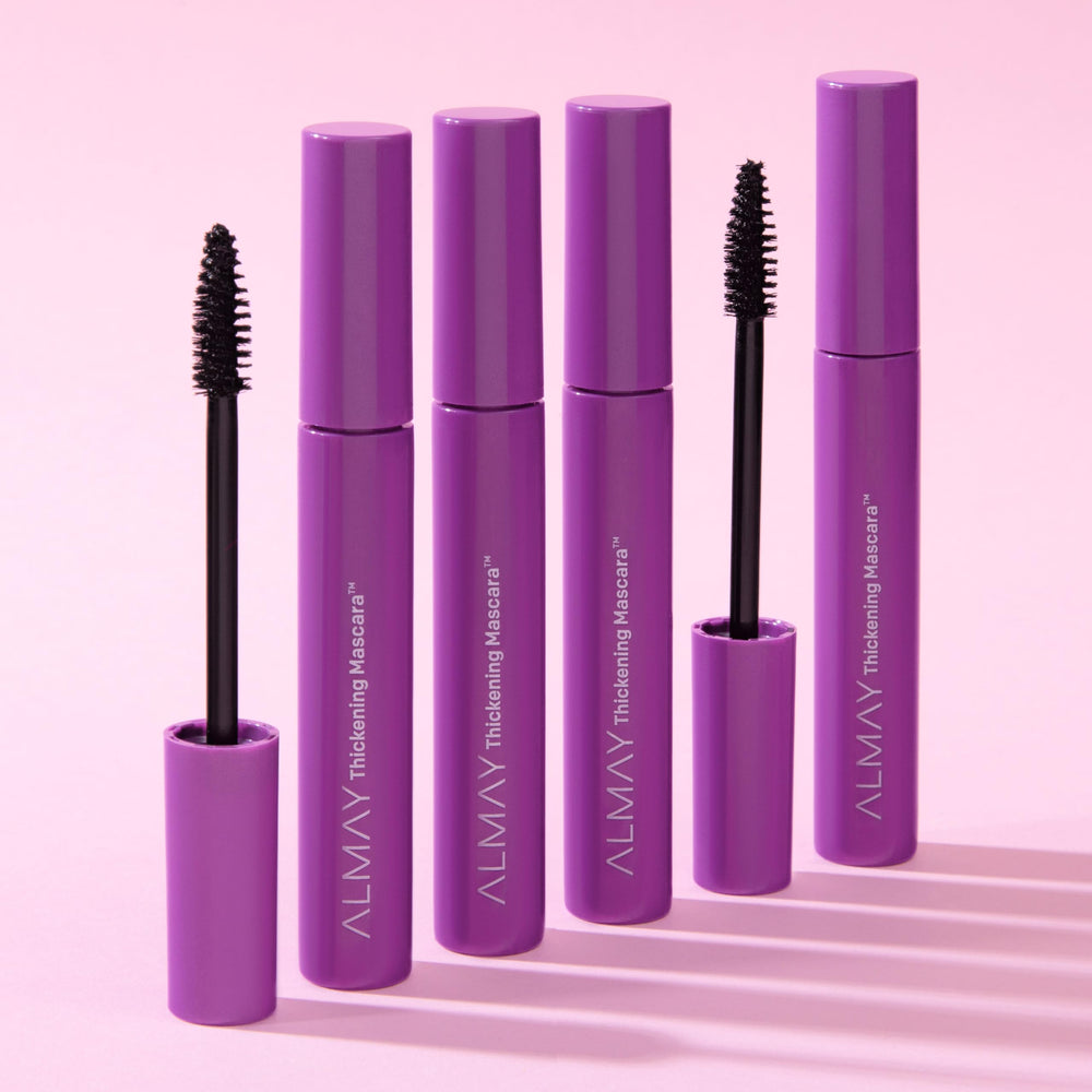 Almay Mascara label highlights ophthalmologist-tested formula for sensitive eyes