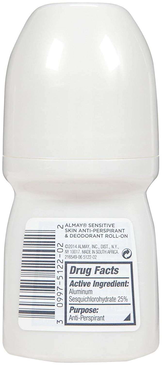 Almay sensitive skin roll-on application for daily use