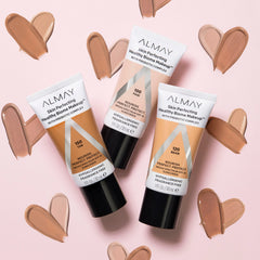 Almay Skin Perfecting Healthy Biome Foundation hypoallergenic formula for sensitive skin