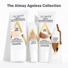 Shade adapts to your skin tone as you blend with Almay Smart Shade Foundation.