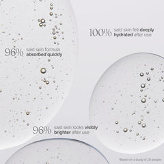 Close-up of ALO Glow Oil texture with golden droplets.