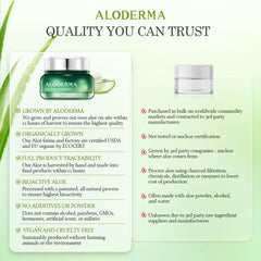 Daily use with Aloderma Brightening Cream for radiant skin