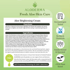 Farm-to-face production preserves aloe potency and freshness