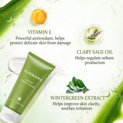 Aloderma oil-controlling cleanser pour moment with refreshing cleanse for oily zones