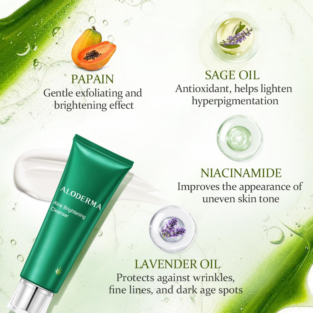 Aloderma Organic Aloe Vera leaf closeup highlighting pure, soothing hydration.