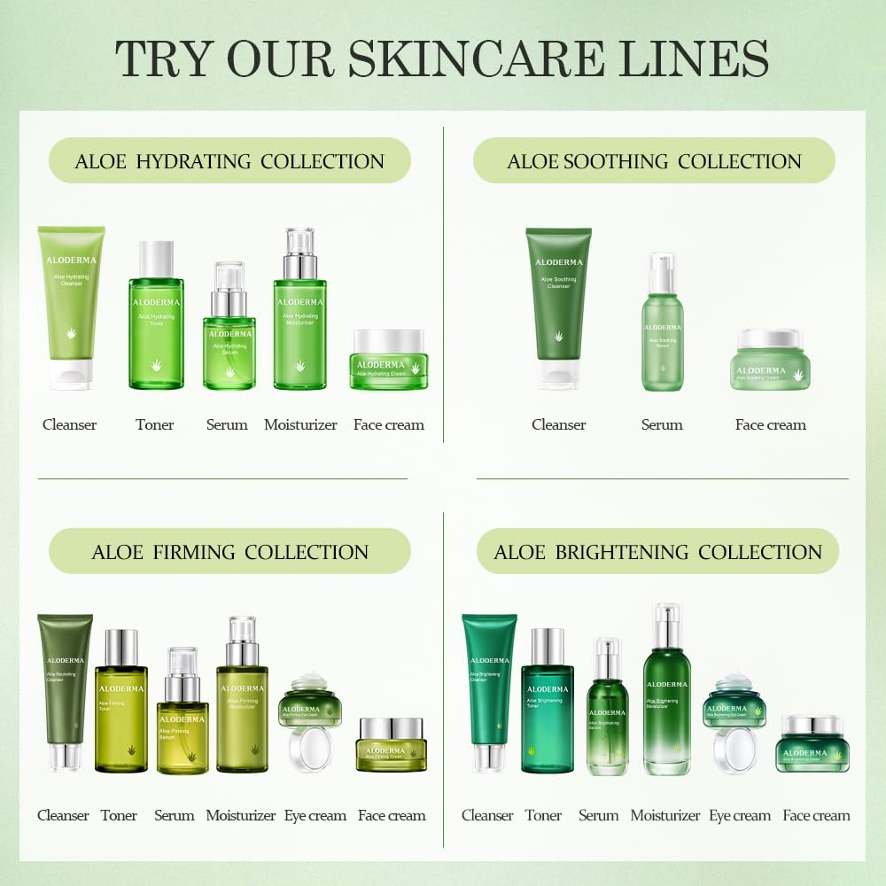 Aloderma packaging eco-friendly box supporting sustainable skincare