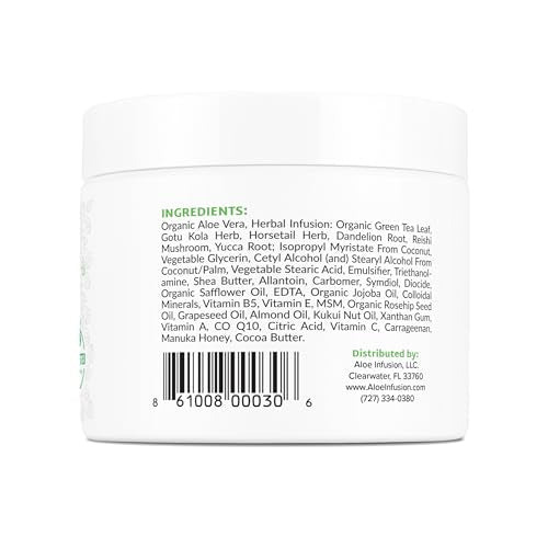 Aloe Infusion shea butter jar signaling rich moisturization for hands and body