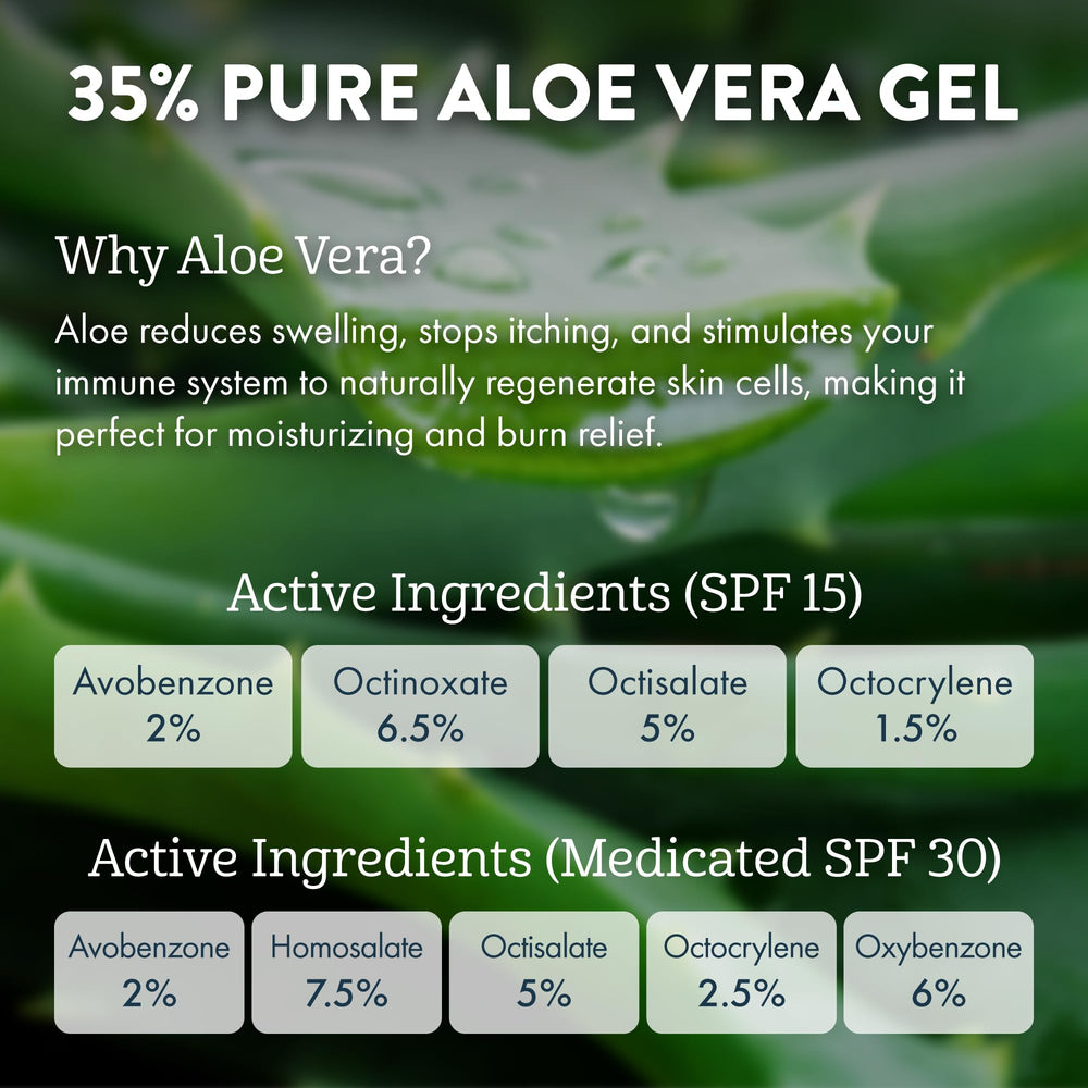 Aloe Up SPF 30 medicated balm with soothing texture for lips on the go