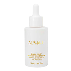 Alpha-H Midnight Reboot Serum bottle for night-time renewal and luminosity.