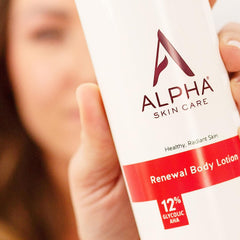 Renewal and texture improvement over time with Alpha Skin Care lotion.