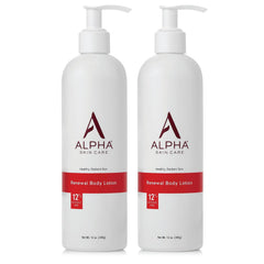 Alpha Skin Care Revitalizing Body Lotion with 12% glycolic acid for gentle exfoliation.