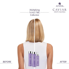 Marine Plumping Complex helps support natural fullness in Alterna styling mist.