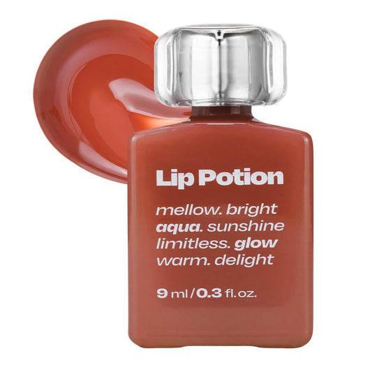 alternativestereo lip potion aqua glow no.9 coco milk front view shows hydrated lips