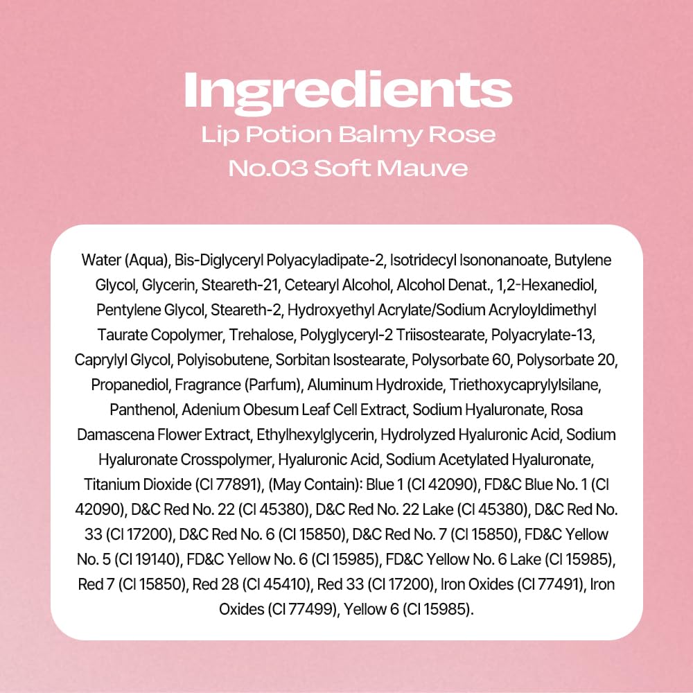 alternativestereo Lip Potion Balmy Rose creamy texture close-up