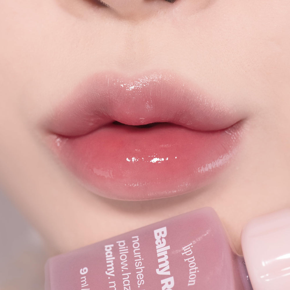 alternativestereo Lip Potion Balmy Rose swirl adds a soft glow to cheeks