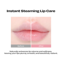 Alternativestereo Lip Potion Steaming Milk Balm color swatch shows smooth application.