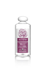 Alteya Organics Rose Water Toner bottle front with USDA Organic certification and hydrating focus