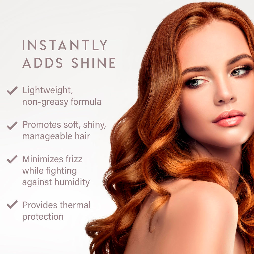 ALURAM Coconut Water Shine Serum ingredients highlight moisture to soften strands