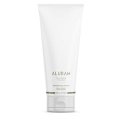ALURAM Coconut Water Smoothing Cream bottle close-up highlighting luxurious texture