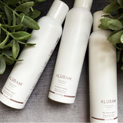 ALURAM Dry Texture Spray creates effortless waves with moveable hold.