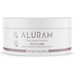 ALURAM Hair Clay with soft satin finish for lasting, flake-free styles.