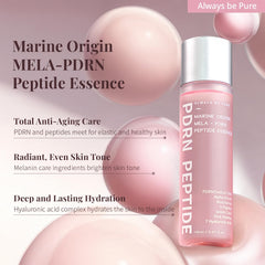Always Be Pure Marine Origin Mela-PDRN label detail highlights brightener ingredients