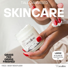 Close-up of Amallow whipped texture for smooth skin