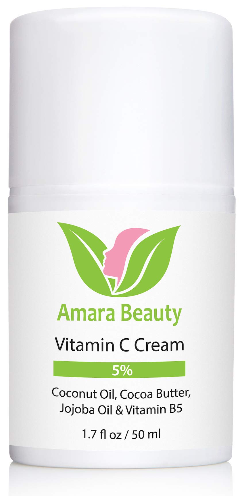 Amara Beauty Vitamin C Cream with coconut oil emphasizes nourishing hydration