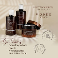 AMAZONICA BELEZA AMABELLE cruelty-free symbol reinforces ethical beauty choice.