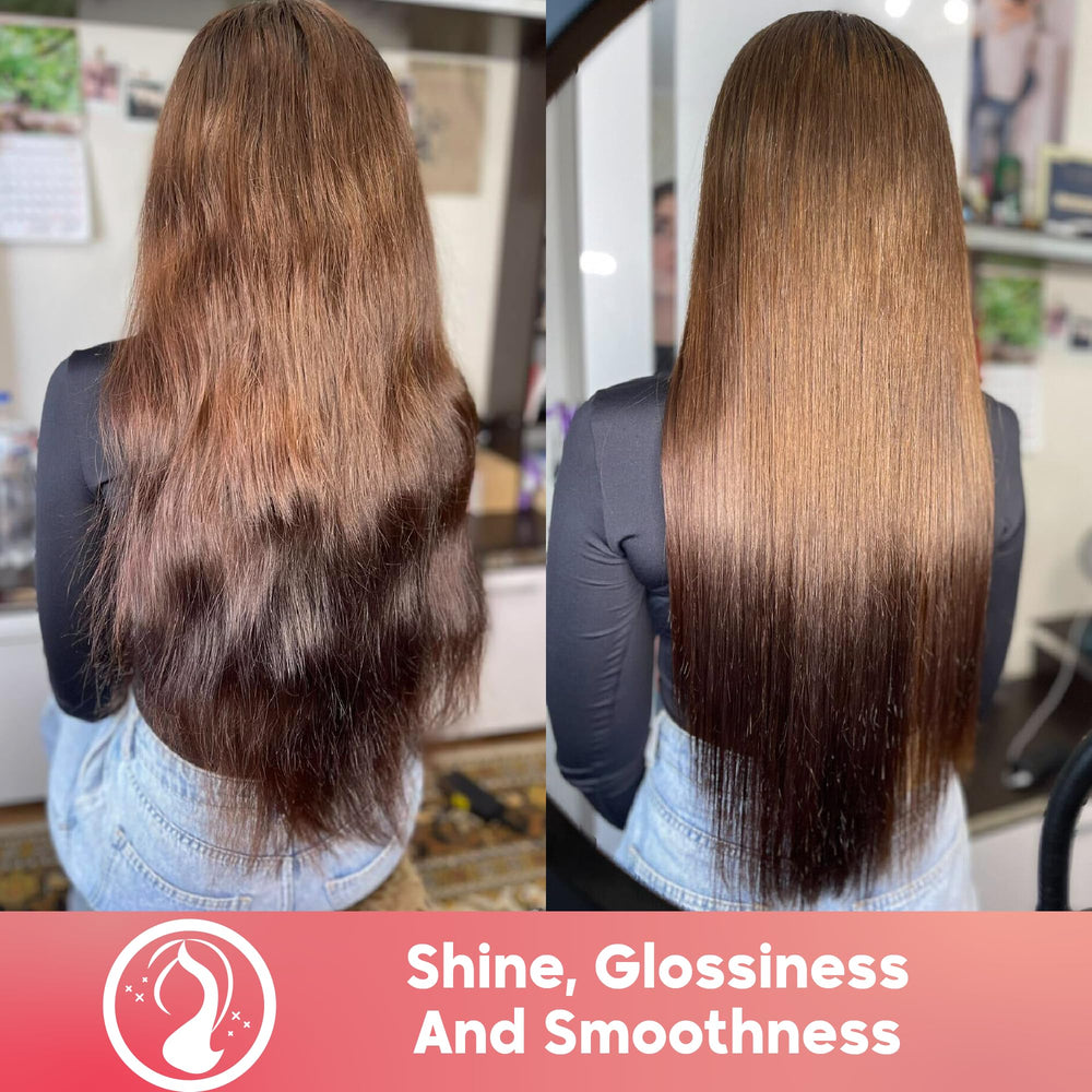 Amazonliss frizz-control treatment for silky, soft hair.