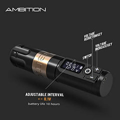 Ambition Glory Cartridges 20pcs with stainless steel needles and safety membranes