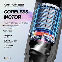 Ambition Sally PMM stroke adjustment knob enables quick 2.0–3.5mm changes.