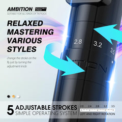 Ambition Sally PMM Type-C charging port for fast, convenient recharging.