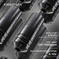 Ambition Torped 4mm stroke cam balances lines and shading.