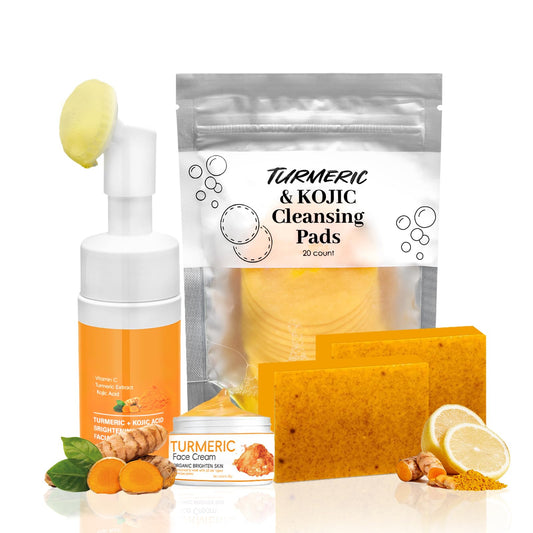 Amdele Turmeric Wash with Brush for daily cleansing and refreshed skin.