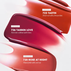 AmeliSeoul Narcissism Lip Tint Tastin packaging close-up supports easy touch-ups