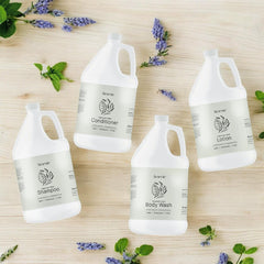 Amenie Lavender Mint Shampoo salon-use bottle for professional settings.