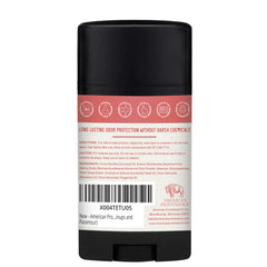 American Provenance coriander tangerine deodorant application shows easy swipe and long lasting protection
