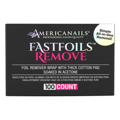 Americanails FastFoils tear-and-wrap method for easy DIY removal.
