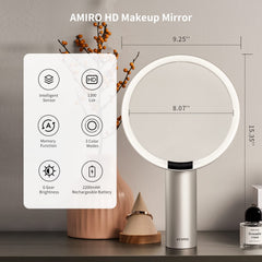 AMIRO three-color lighting to simulate different environments