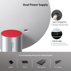 AMIRO USB rechargeable battery enables cordless use anywhere