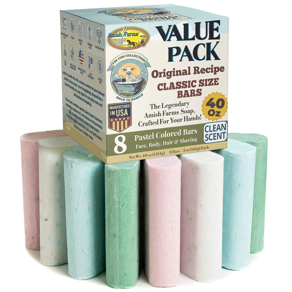 Hand-friendly bar design from Amish Farms supports a comfortable grip during use.