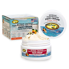 Amish Farms Tallow Face Cream 50g jar packaging for on-the-go hydration.