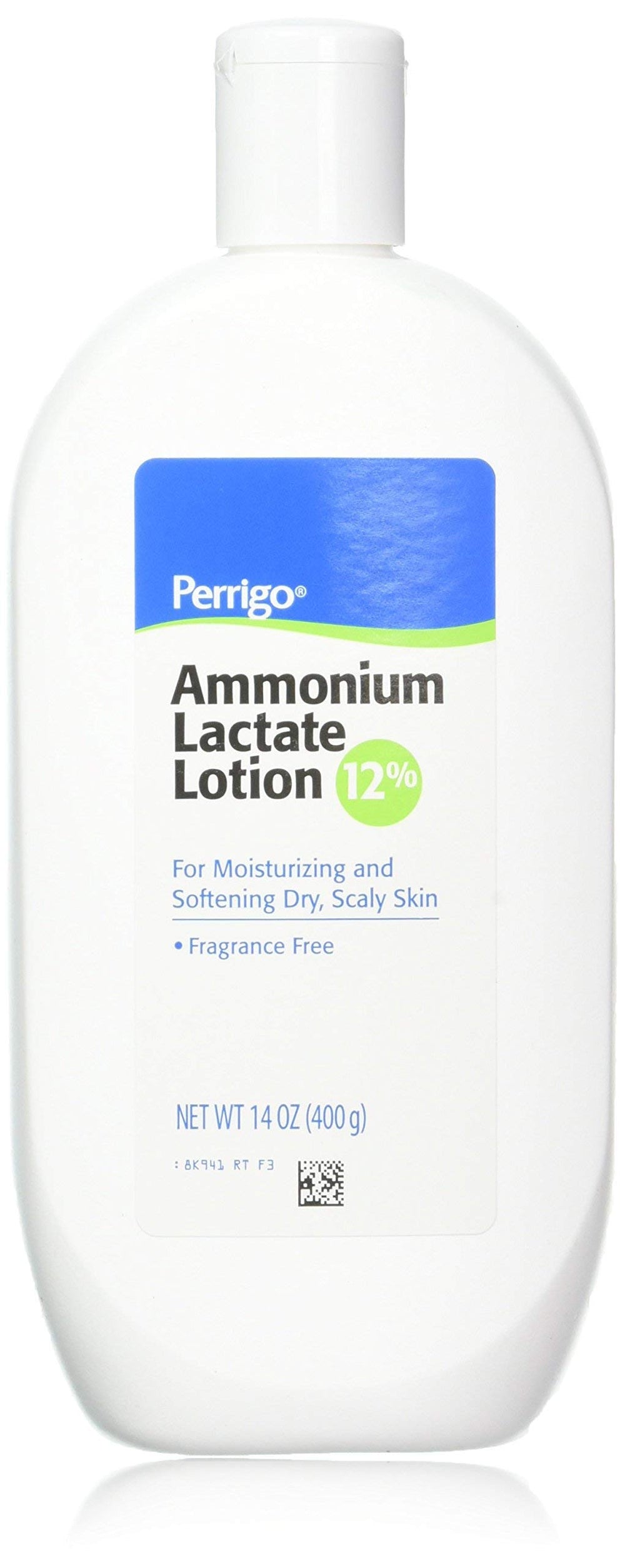 Ammonium Lactate Lotion 12% bottle, unscented, ideal for dry, sensitive skin.