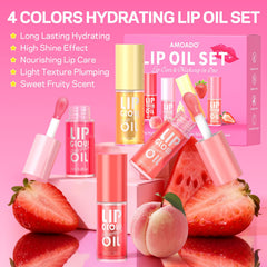 AMOADO lip oil cream shade provides versatile, soft color and shine.
