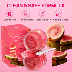 AMOADO Lip care with shea butter and coconut oil nourishes daily lips.