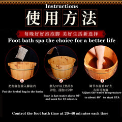 AMTOOCH gift-ready mugwort foot bath for loved ones