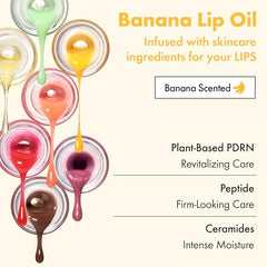 PDRN care visual in Amuse Seoul Banana Lip Oil for everyday nourishment